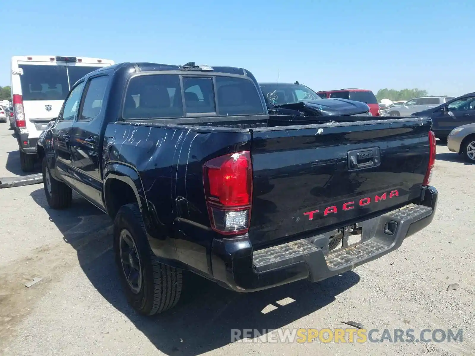 3 Photograph of a damaged car 5TFAX5GN8KX161947 TOYOTA TACOMA 2019