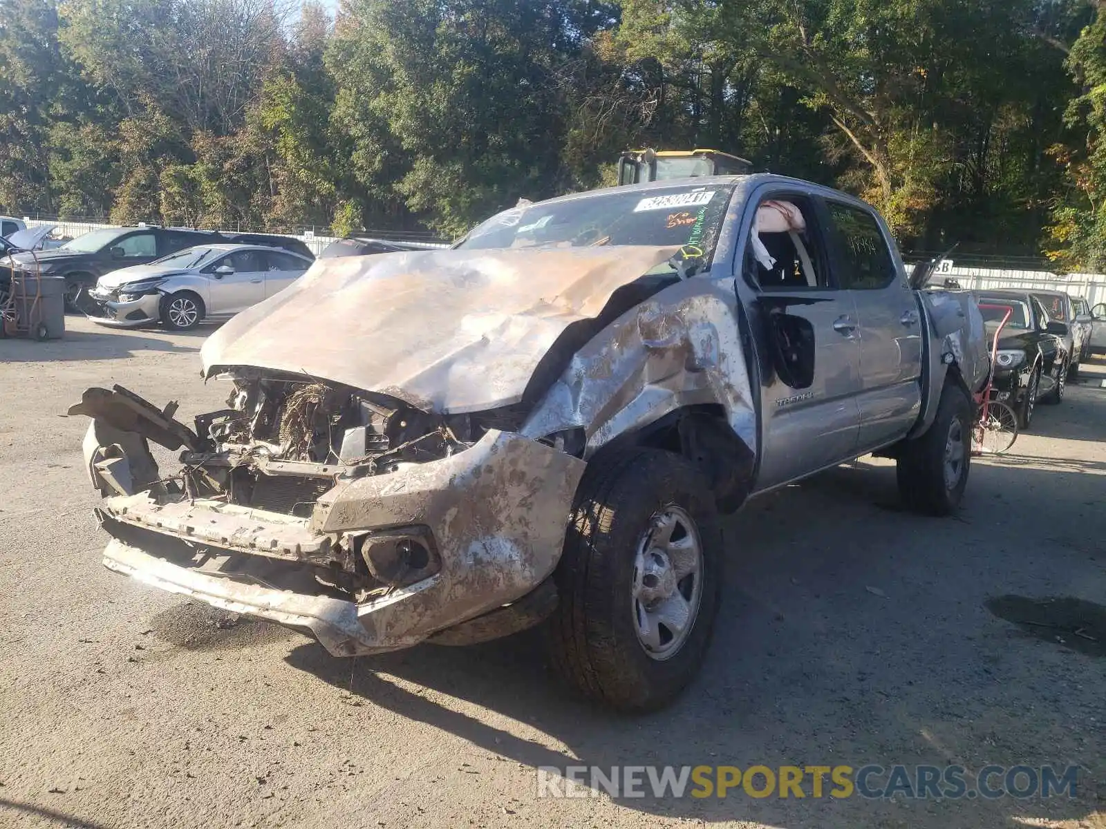 2 Photograph of a damaged car 5TFAX5GN9KX134143 TOYOTA TACOMA 2019