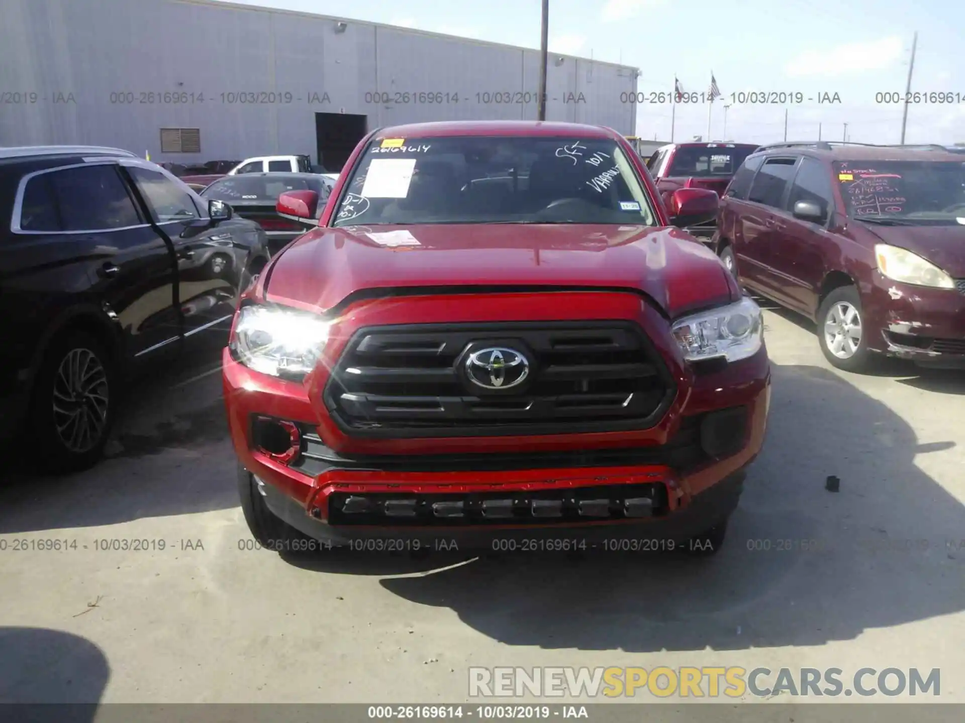 6 Photograph of a damaged car 5TFAX5GN9KX136488 TOYOTA TACOMA 2019