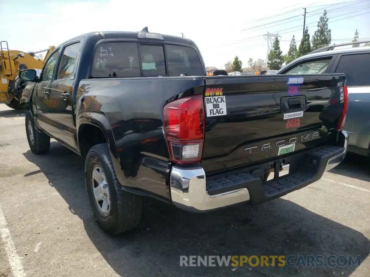 3 Photograph of a damaged car 5TFAX5GN9KX136751 TOYOTA TACOMA 2019