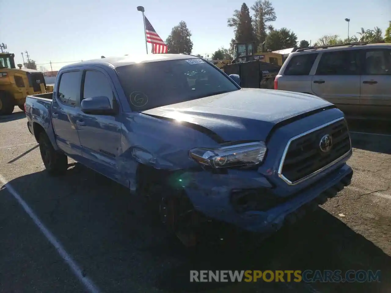 1 Photograph of a damaged car 5TFAX5GN9KX136894 TOYOTA TACOMA 2019