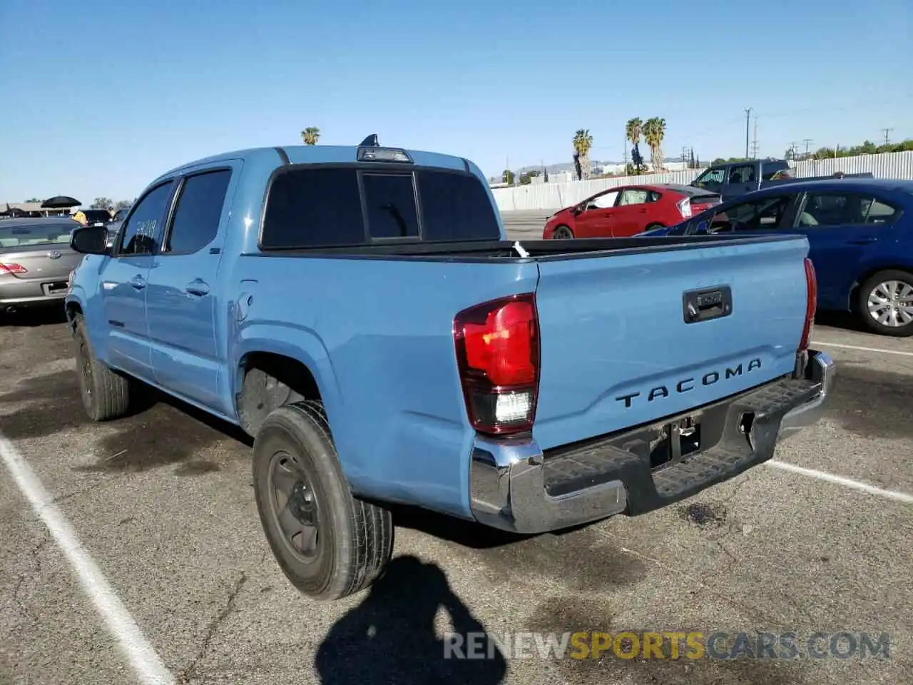 3 Photograph of a damaged car 5TFAX5GN9KX136894 TOYOTA TACOMA 2019