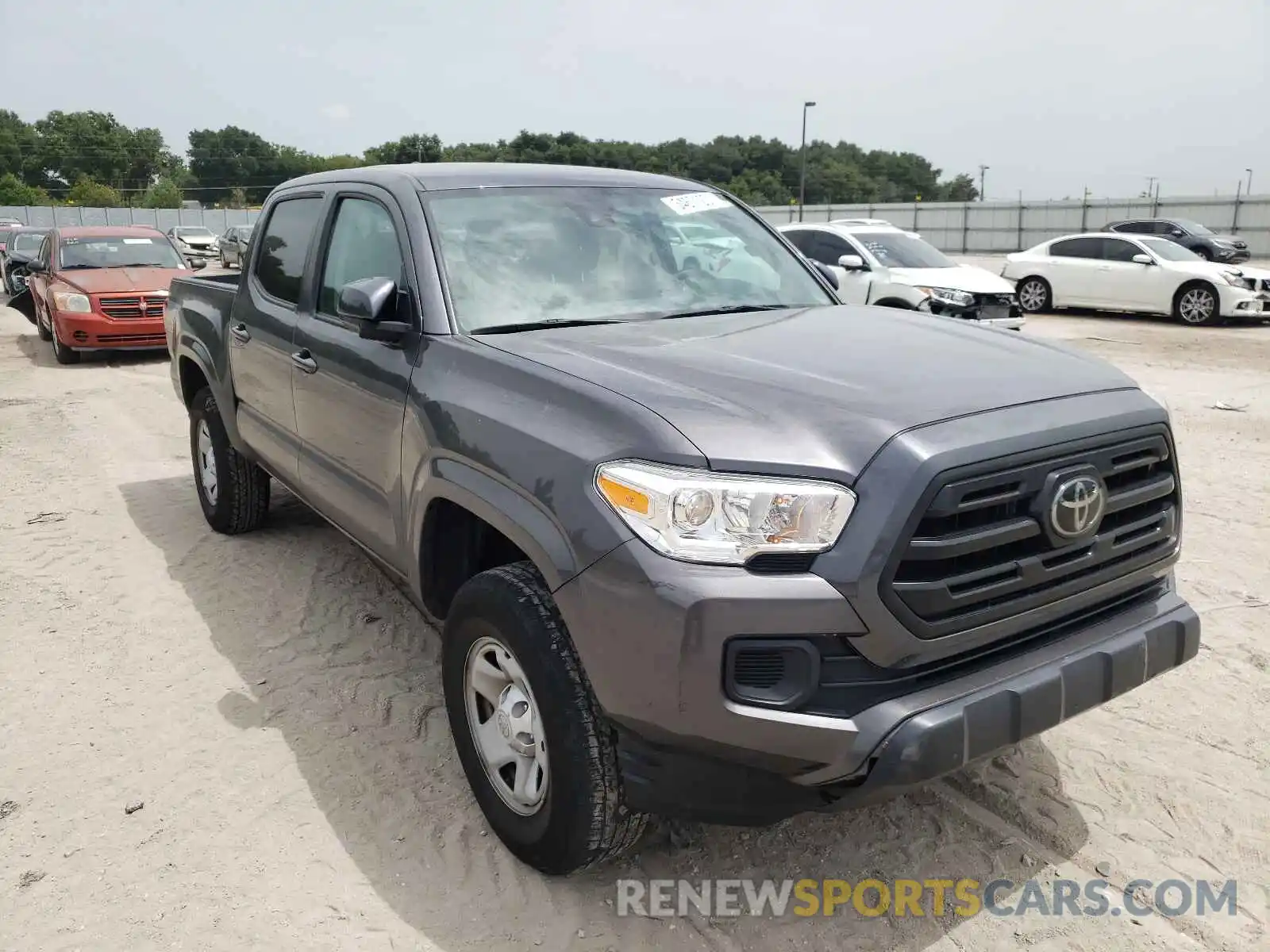 1 Photograph of a damaged car 5TFAX5GN9KX139858 TOYOTA TACOMA 2019