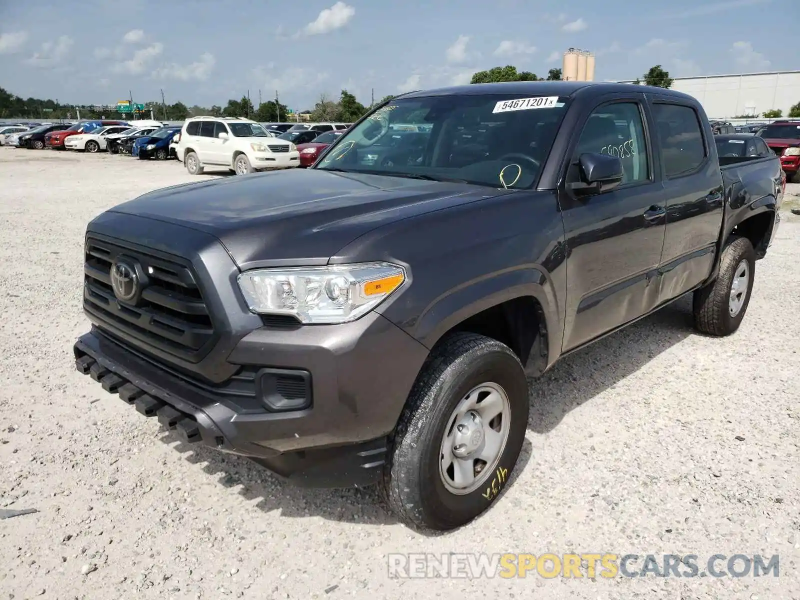 2 Photograph of a damaged car 5TFAX5GN9KX139858 TOYOTA TACOMA 2019