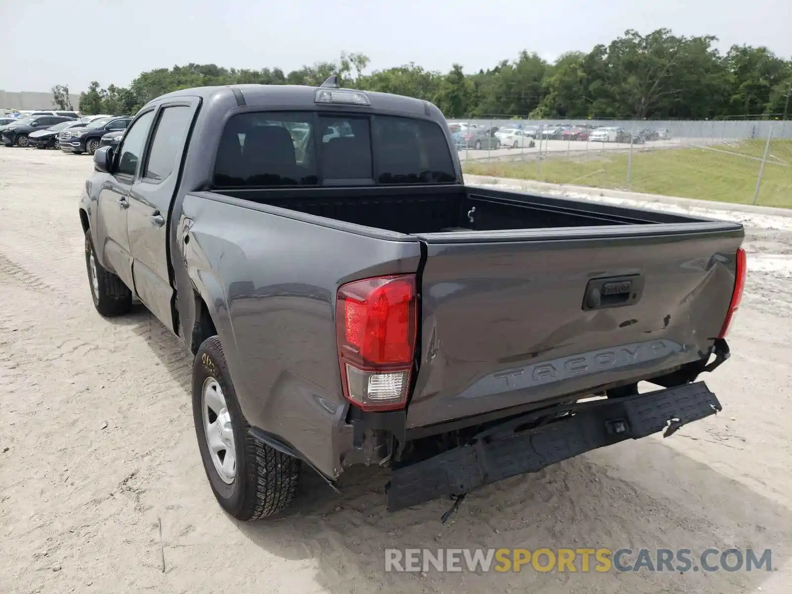 3 Photograph of a damaged car 5TFAX5GN9KX139858 TOYOTA TACOMA 2019