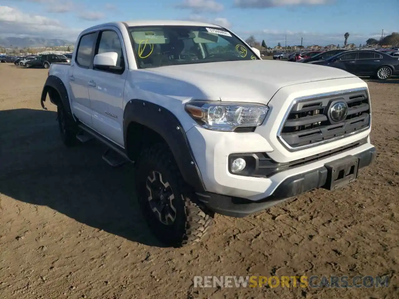 1 Photograph of a damaged car 5TFAX5GN9KX143828 TOYOTA TACOMA 2019