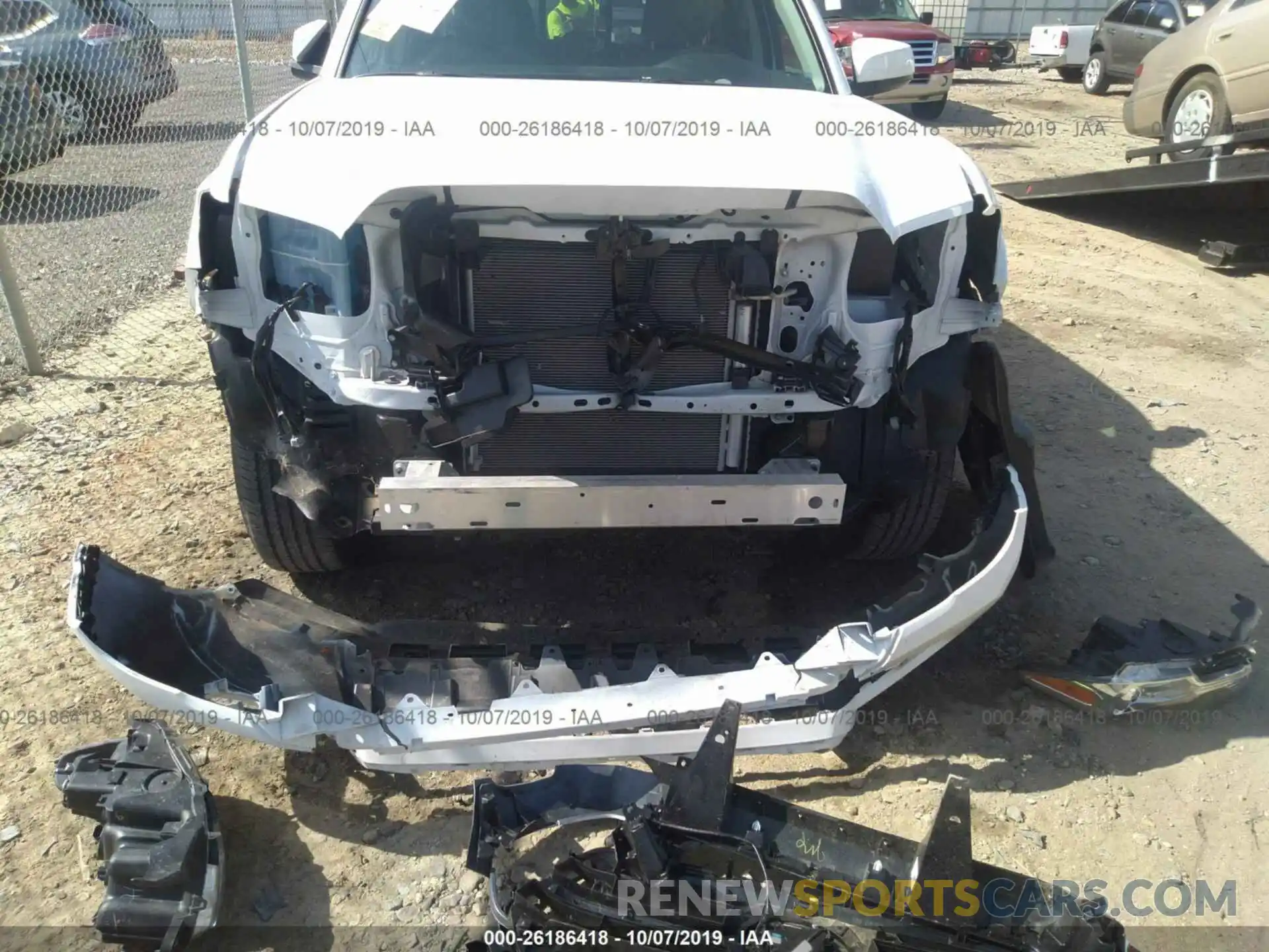 6 Photograph of a damaged car 5TFAX5GN9KX144462 TOYOTA TACOMA 2019