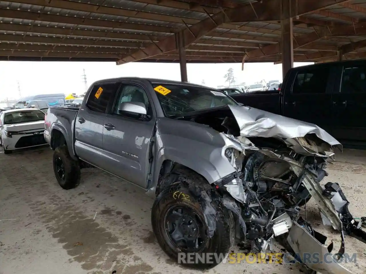 1 Photograph of a damaged car 5TFAX5GN9KX146678 TOYOTA TACOMA 2019