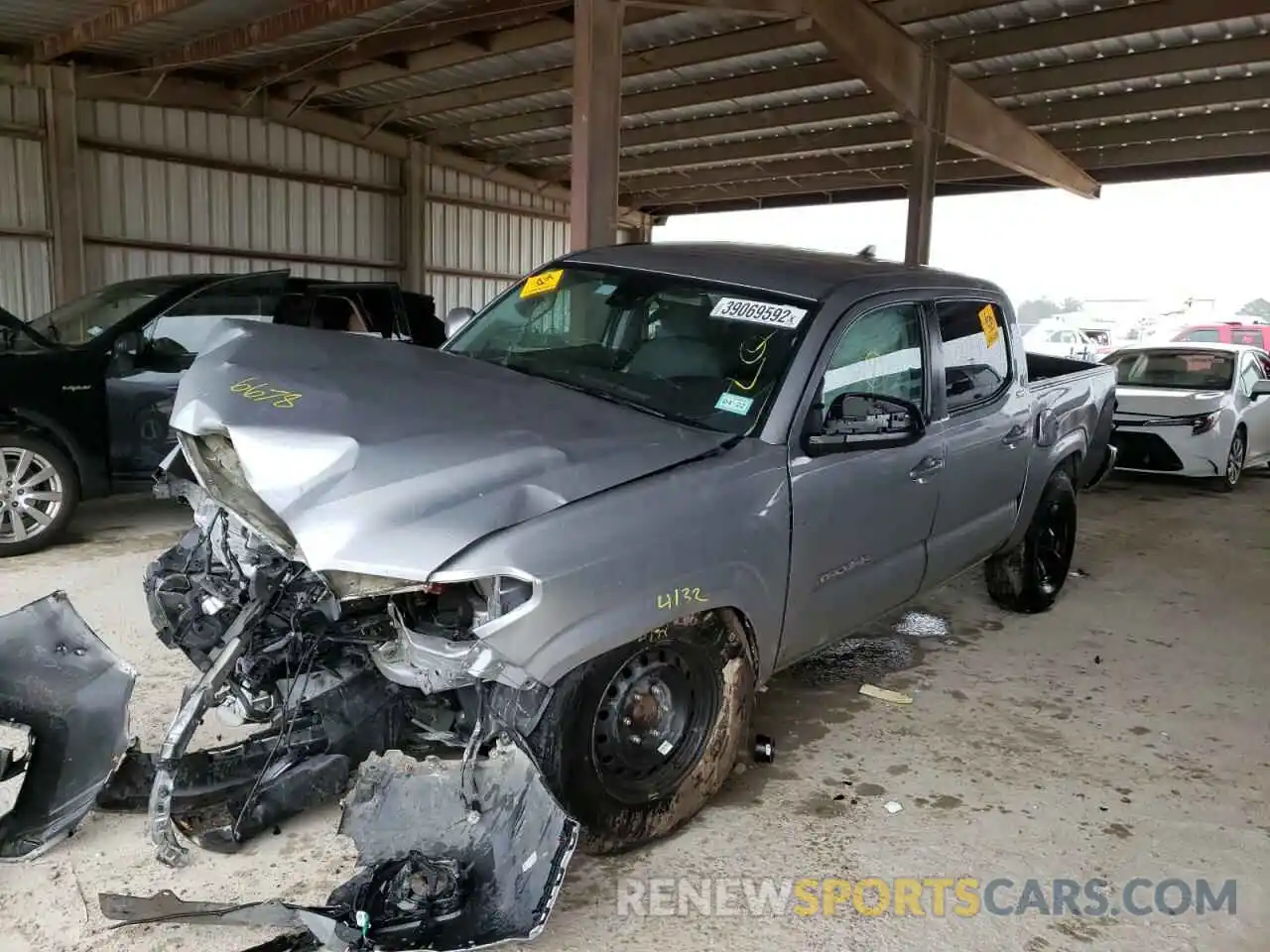 2 Photograph of a damaged car 5TFAX5GN9KX146678 TOYOTA TACOMA 2019