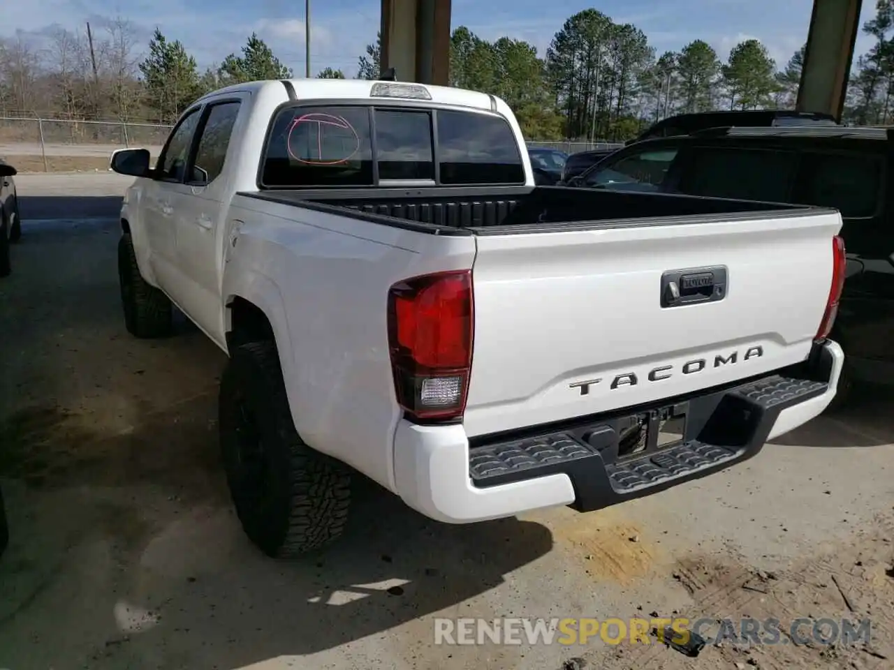 3 Photograph of a damaged car 5TFAX5GN9KX147278 TOYOTA TACOMA 2019