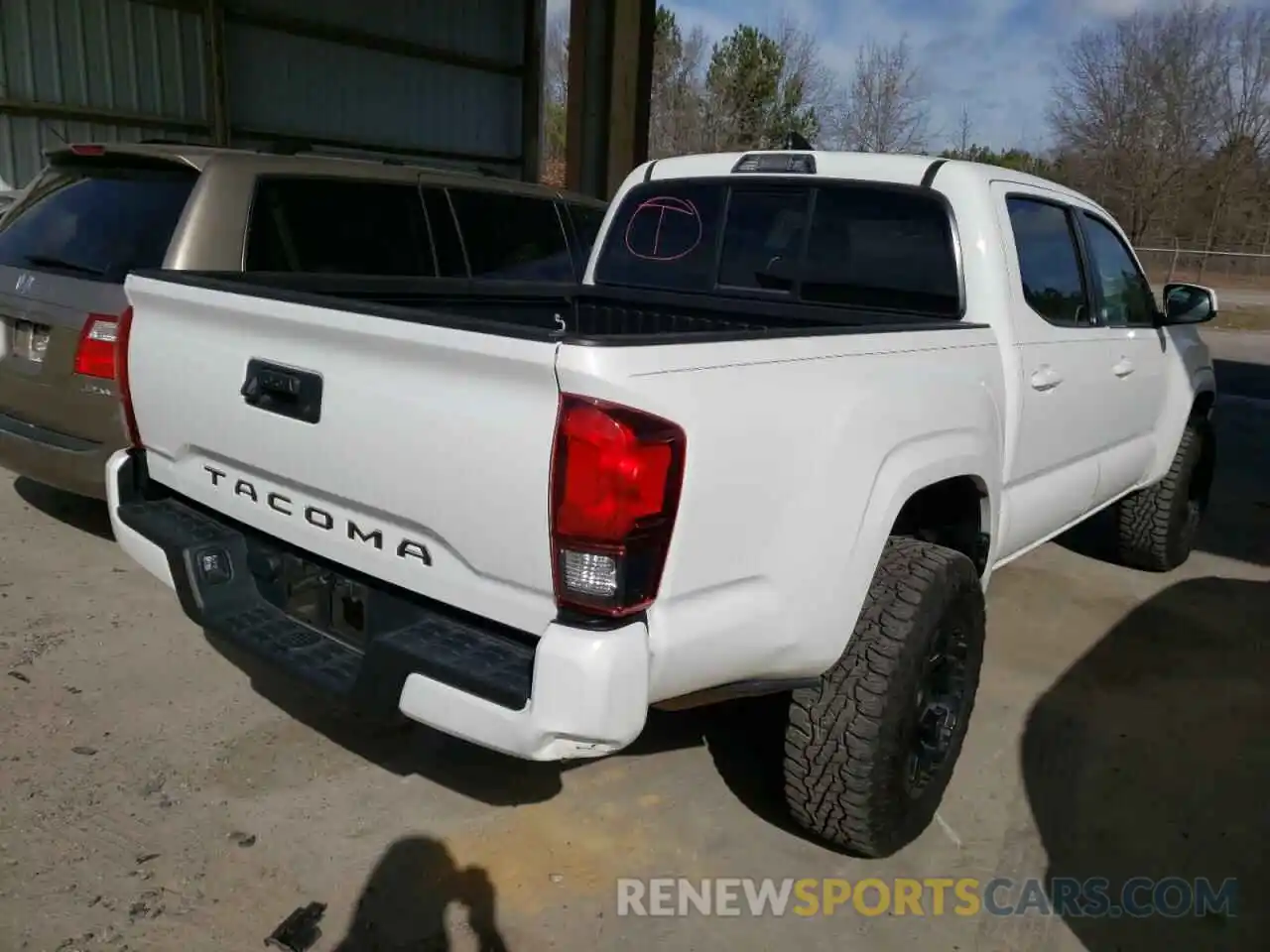 4 Photograph of a damaged car 5TFAX5GN9KX147278 TOYOTA TACOMA 2019