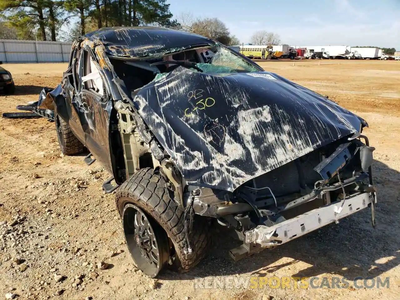 1 Photograph of a damaged car 5TFAX5GN9KX149113 TOYOTA TACOMA 2019