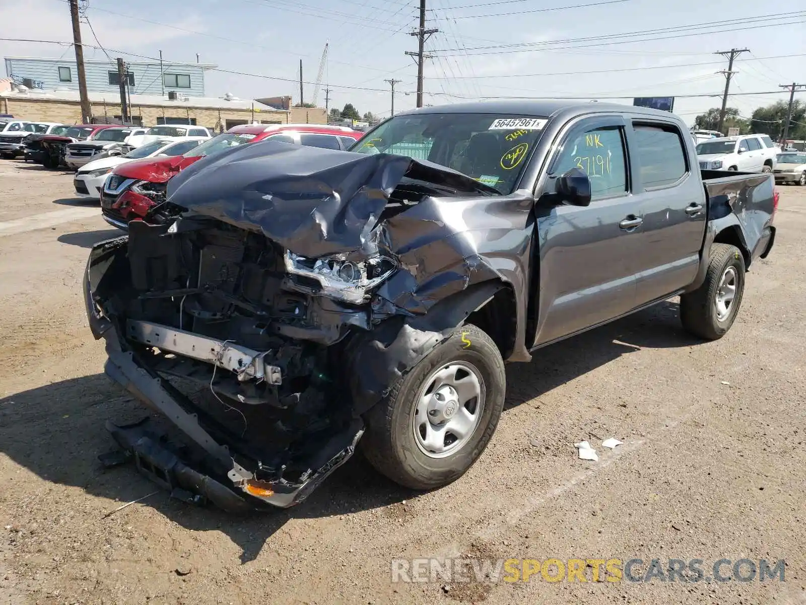 2 Фотография поврежденного автомобиля 5TFAX5GN9KX149676 TOYOTA TACOMA 2019