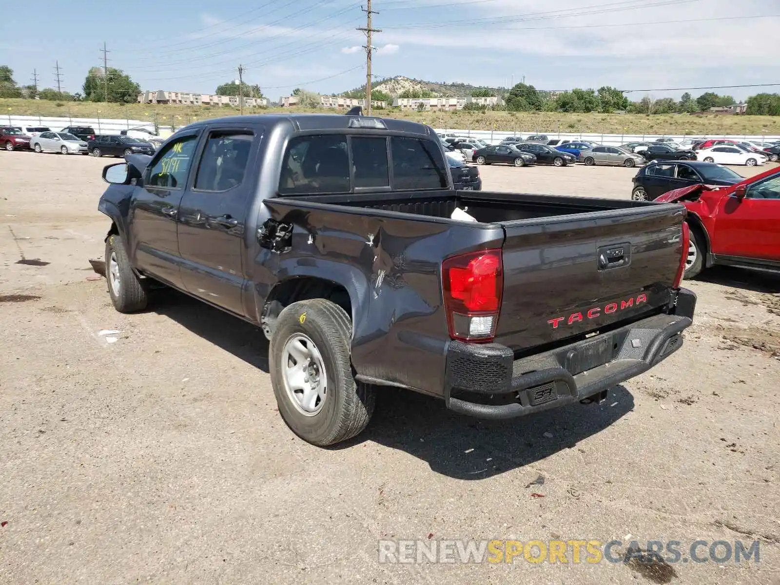 3 Photograph of a damaged car 5TFAX5GN9KX149676 TOYOTA TACOMA 2019