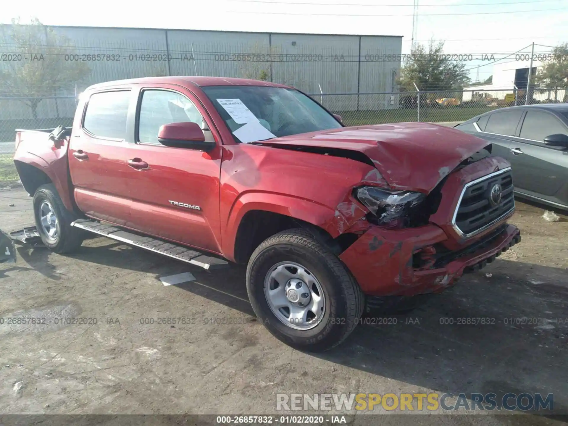 1 Photograph of a damaged car 5TFAX5GN9KX150231 TOYOTA TACOMA 2019