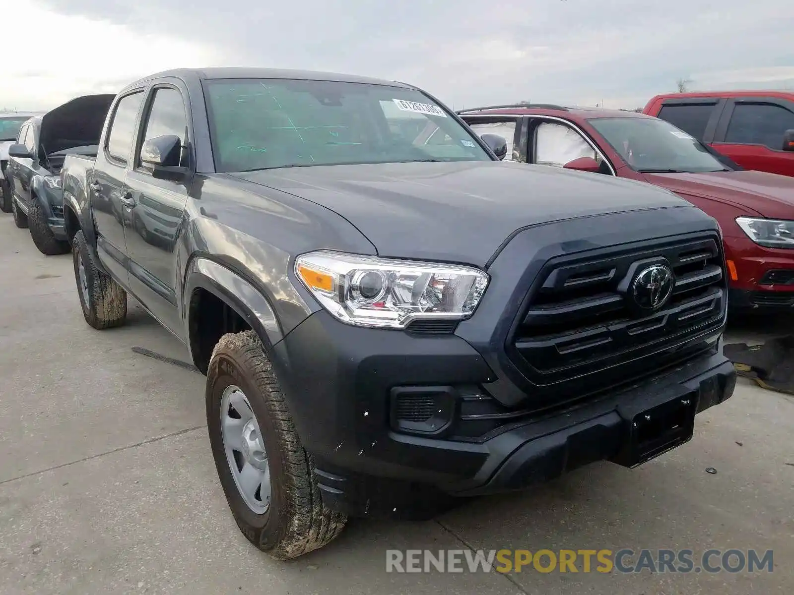 1 Photograph of a damaged car 5TFAX5GN9KX150357 TOYOTA TACOMA 2019