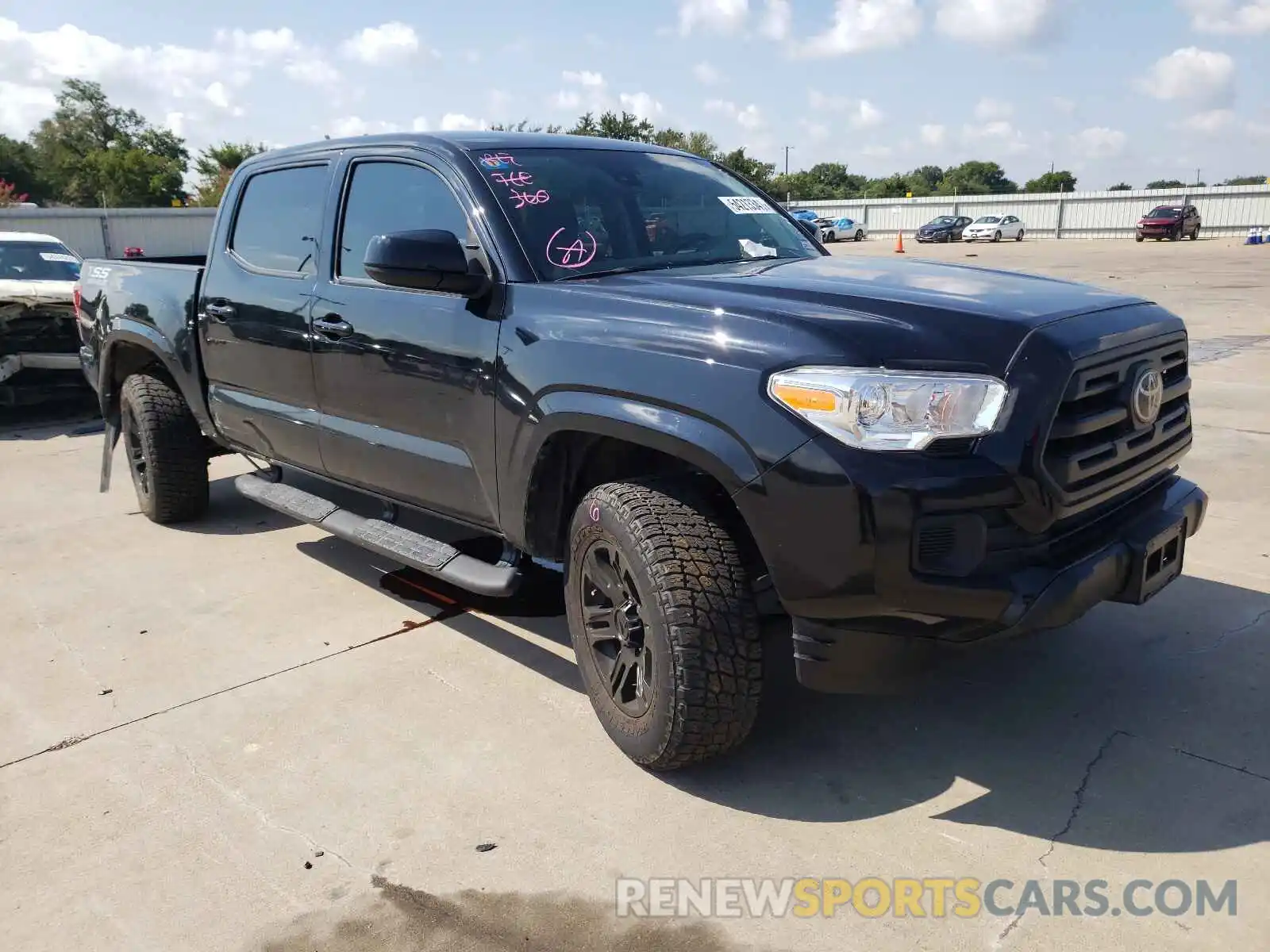 1 Photograph of a damaged car 5TFAX5GN9KX156241 TOYOTA TACOMA 2019