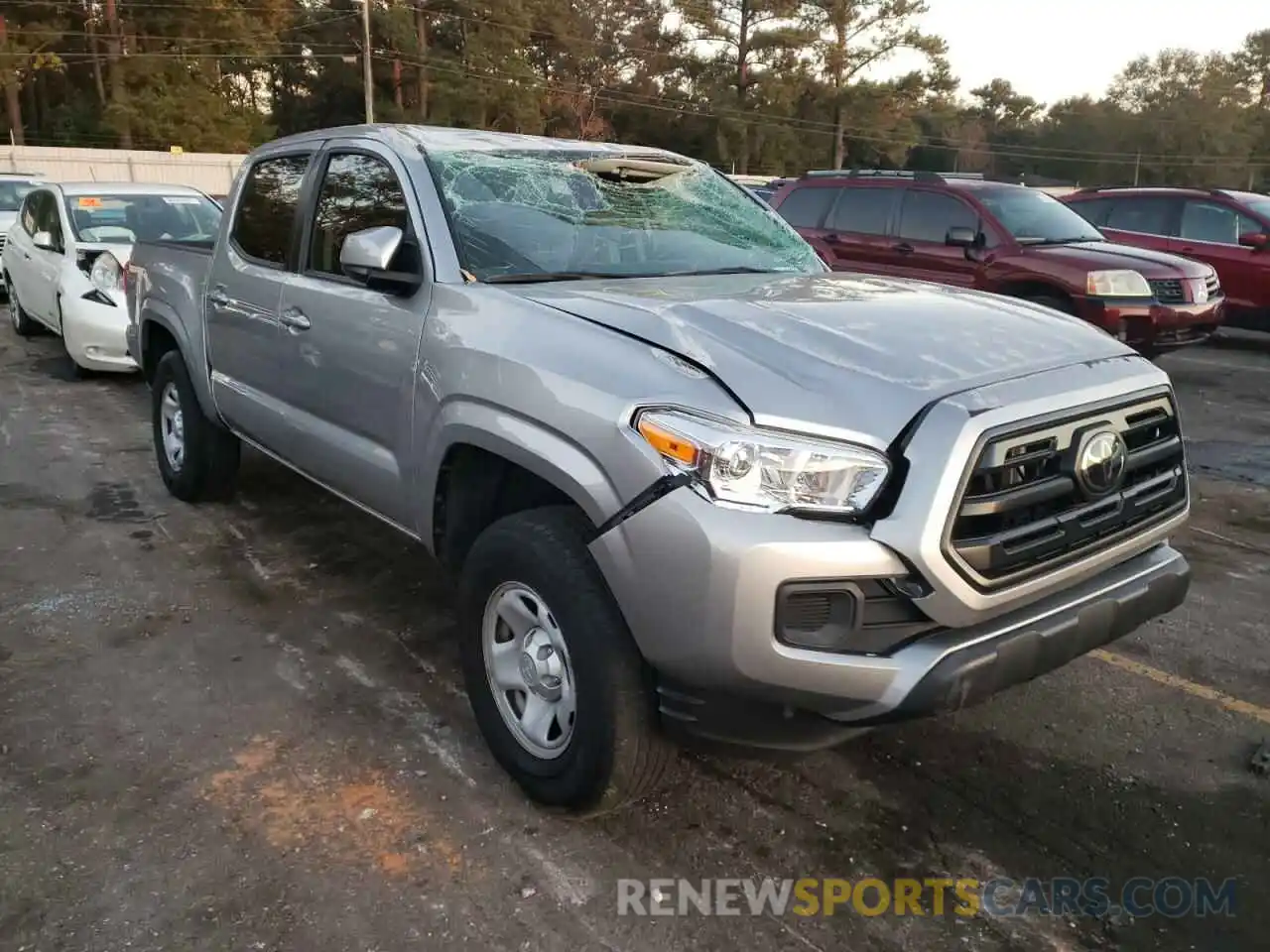 1 Photograph of a damaged car 5TFAX5GN9KX157793 TOYOTA TACOMA 2019