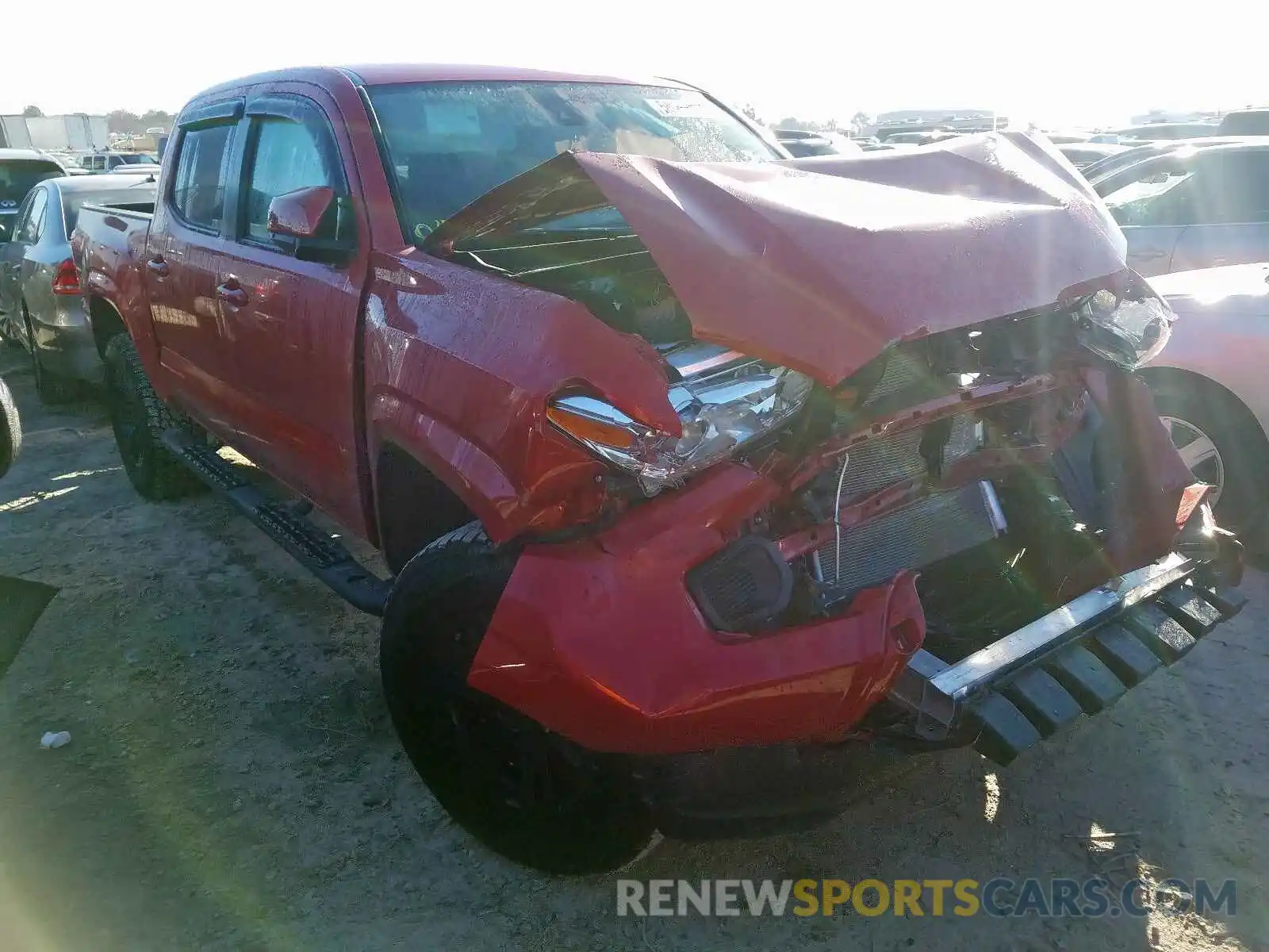 1 Photograph of a damaged car 5TFAX5GN9KX160628 TOYOTA TACOMA 2019