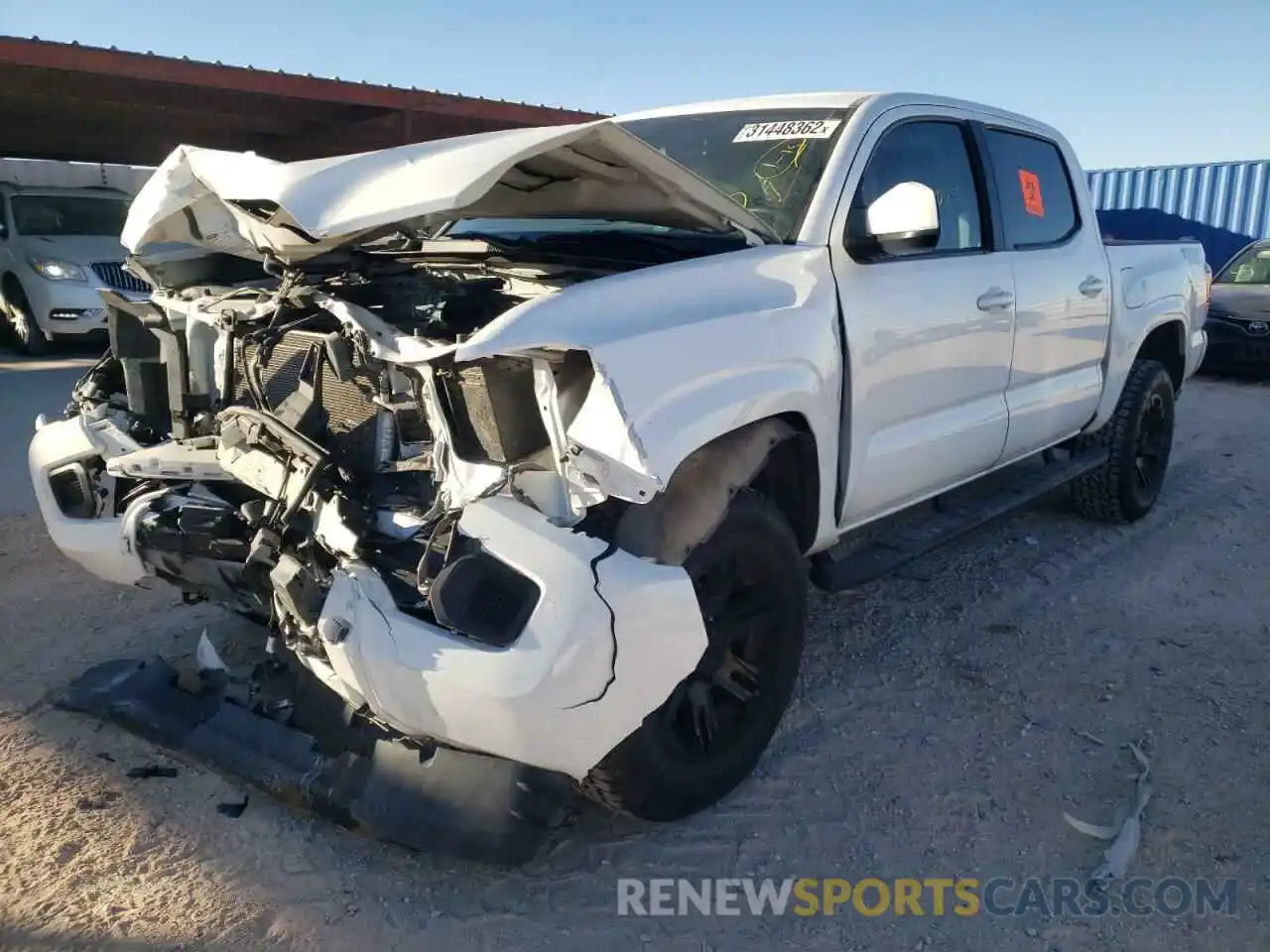 2 Photograph of a damaged car 5TFAX5GN9KX160645 TOYOTA TACOMA 2019