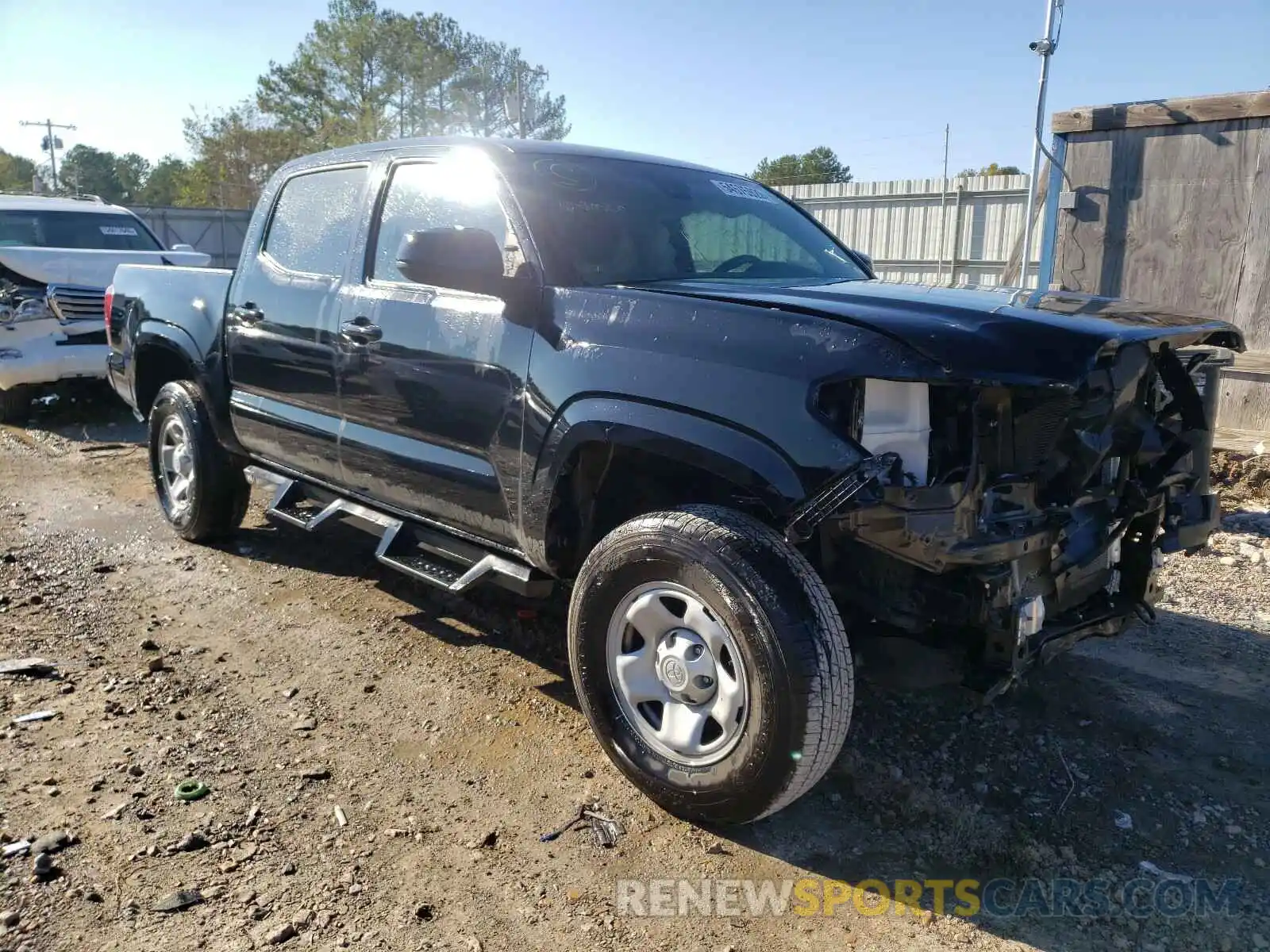 1 Photograph of a damaged car 5TFAX5GN9KX161570 TOYOTA TACOMA 2019