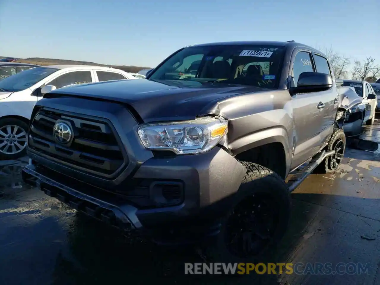 2 Photograph of a damaged car 5TFAX5GN9KX162718 TOYOTA TACOMA 2019