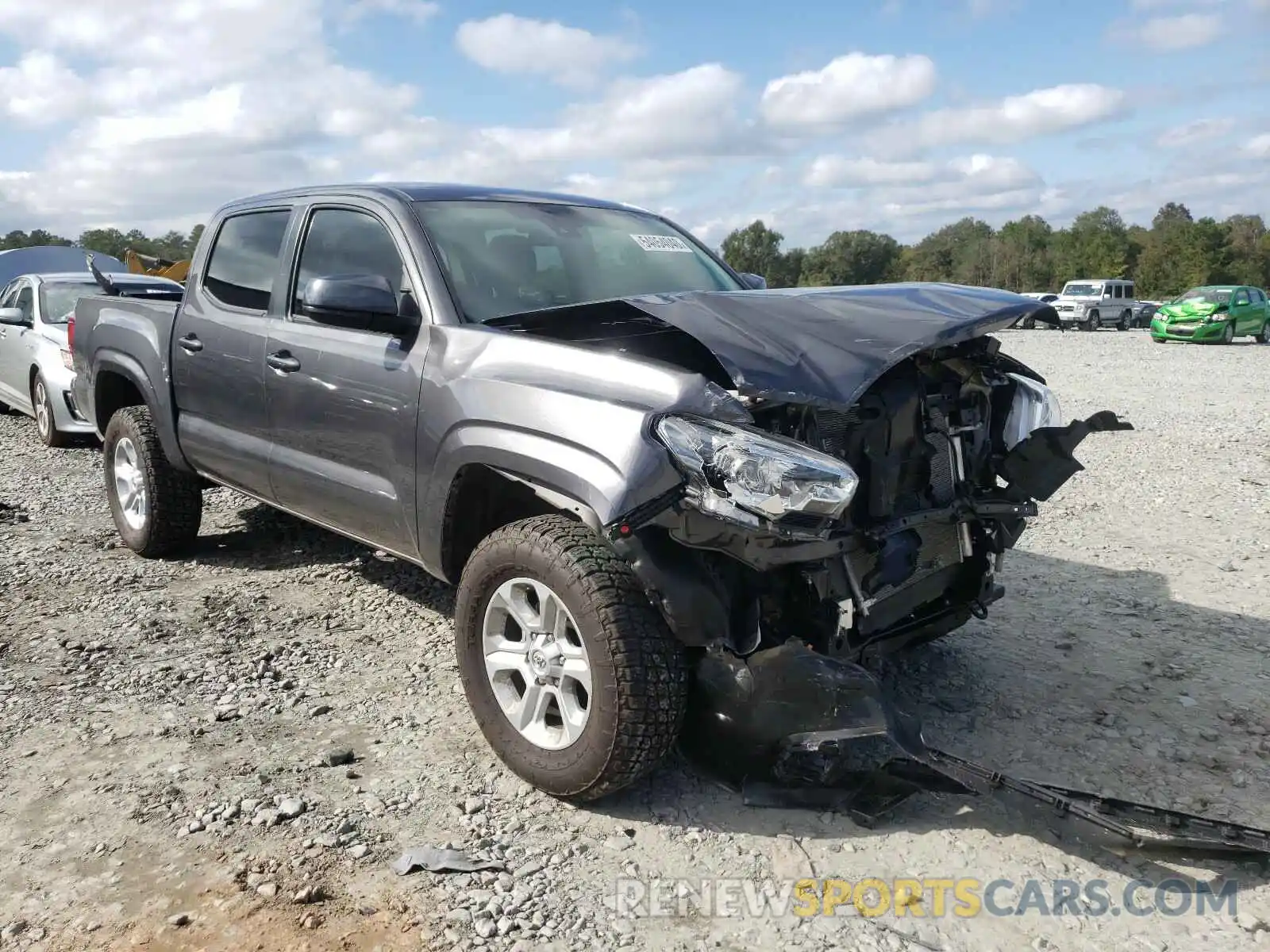 1 Photograph of a damaged car 5TFAX5GN9KX163299 TOYOTA TACOMA 2019