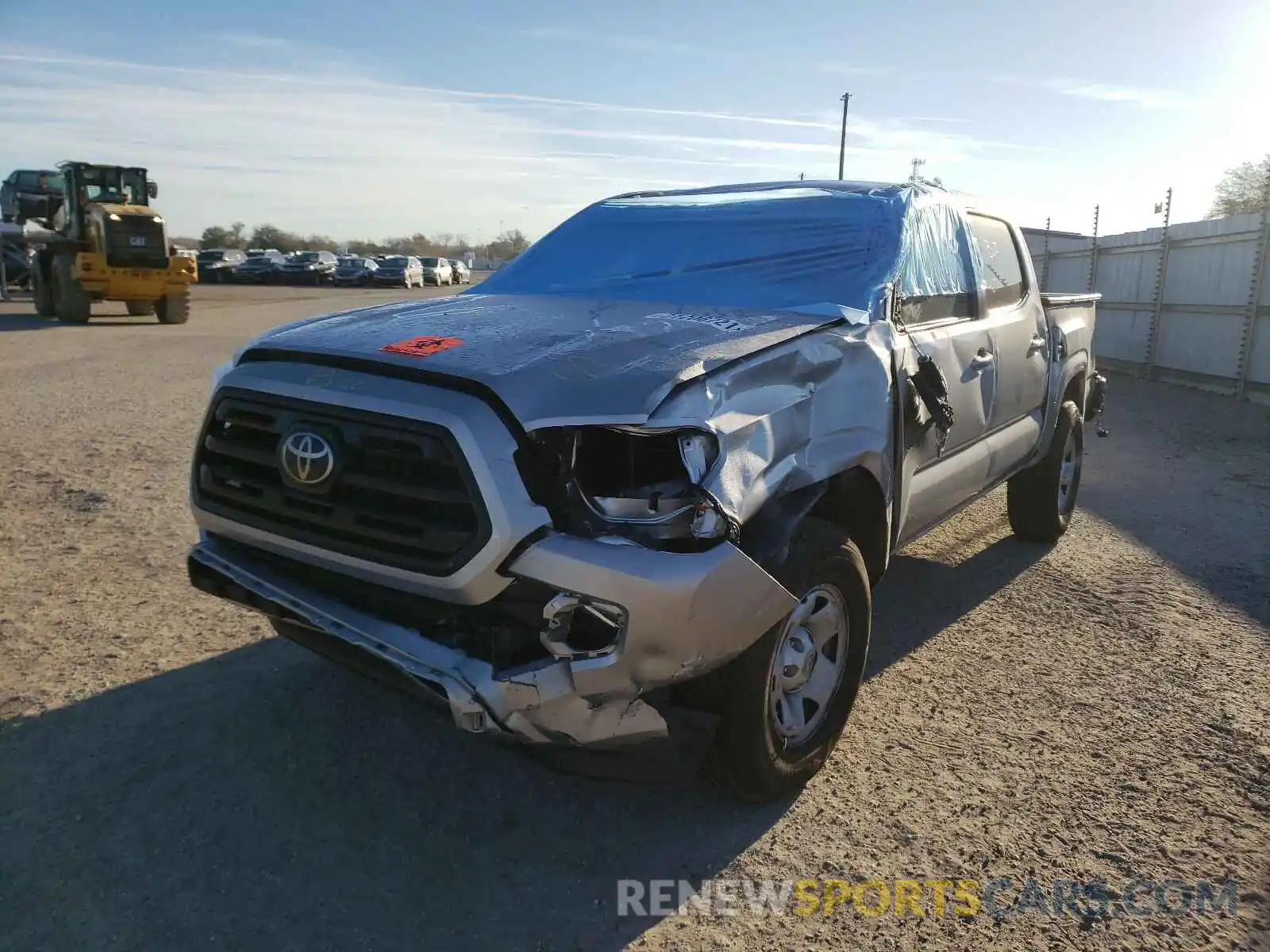 2 Photograph of a damaged car 5TFAX5GN9KX163643 TOYOTA TACOMA 2019