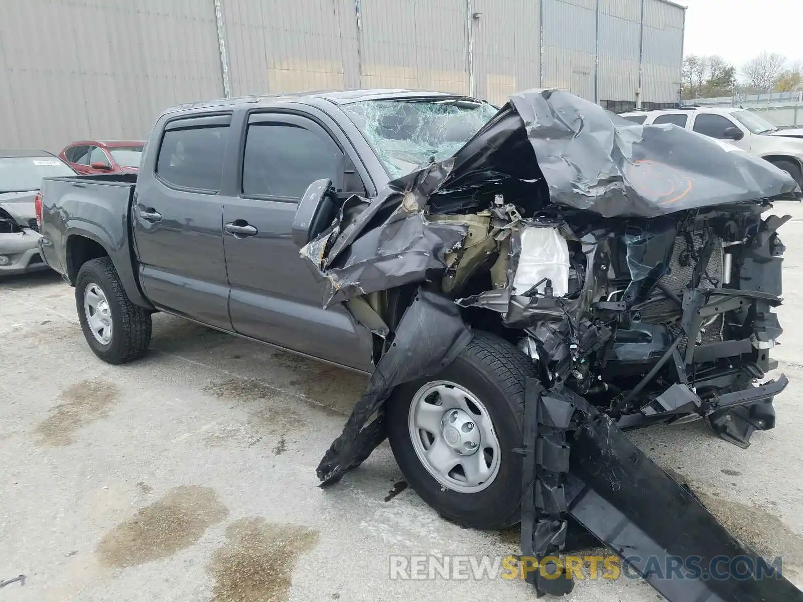 1 Photograph of a damaged car 5TFAX5GN9KX164680 TOYOTA TACOMA 2019