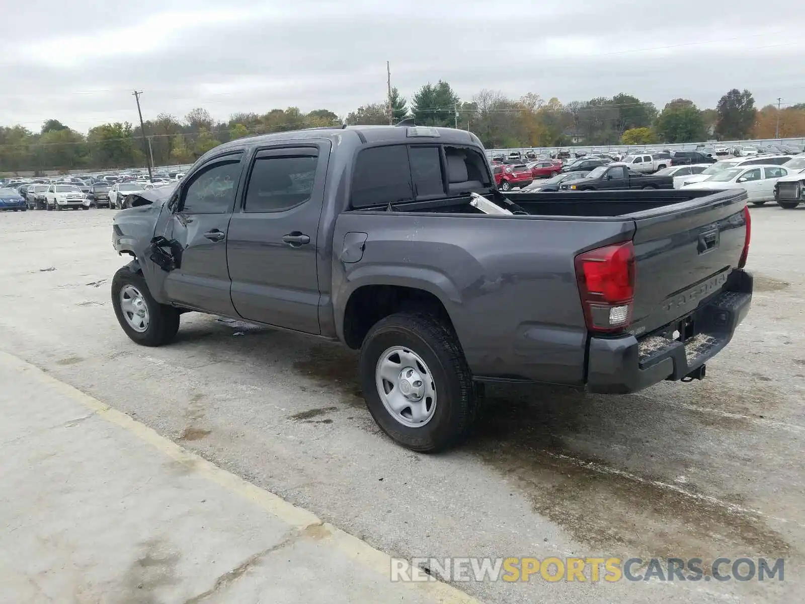 3 Photograph of a damaged car 5TFAX5GN9KX164680 TOYOTA TACOMA 2019