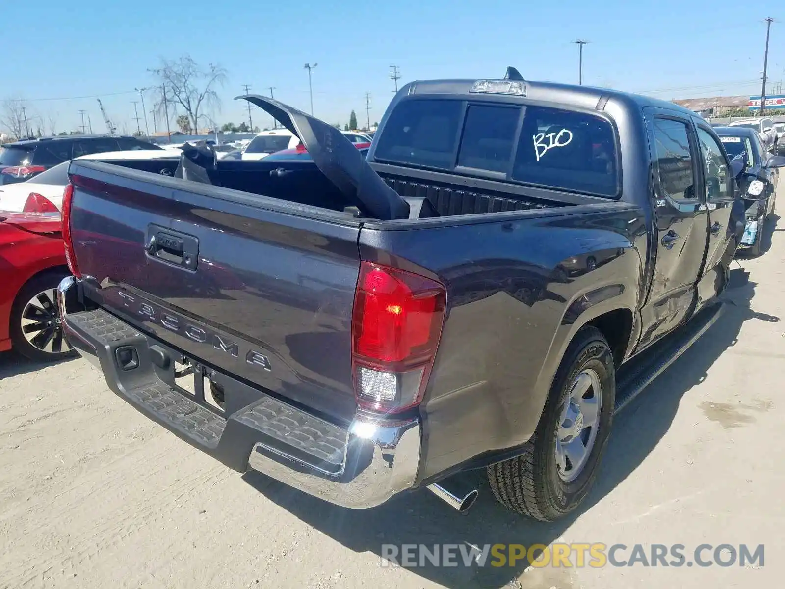 4 Photograph of a damaged car 5TFAX5GN9KX164775 TOYOTA TACOMA 2019