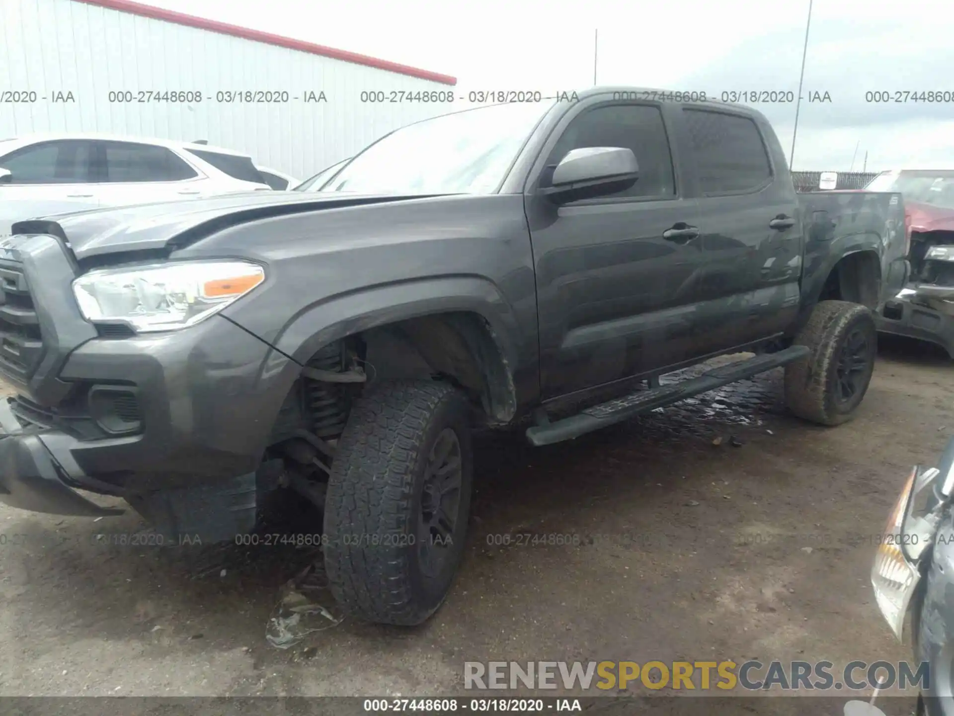 2 Photograph of a damaged car 5TFAX5GNXKX135866 TOYOTA TACOMA 2019