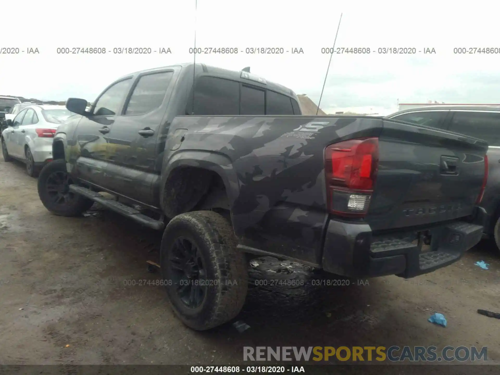 3 Photograph of a damaged car 5TFAX5GNXKX135866 TOYOTA TACOMA 2019