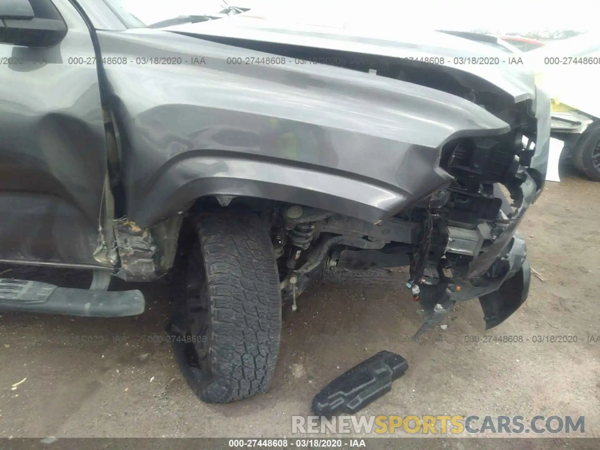 6 Photograph of a damaged car 5TFAX5GNXKX135866 TOYOTA TACOMA 2019