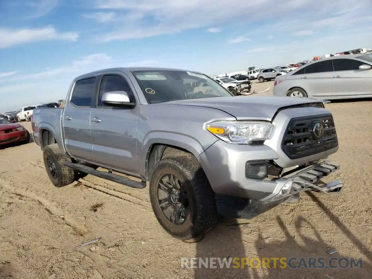 1 Photograph of a damaged car 5TFAX5GNXKX138816 TOYOTA TACOMA 2019