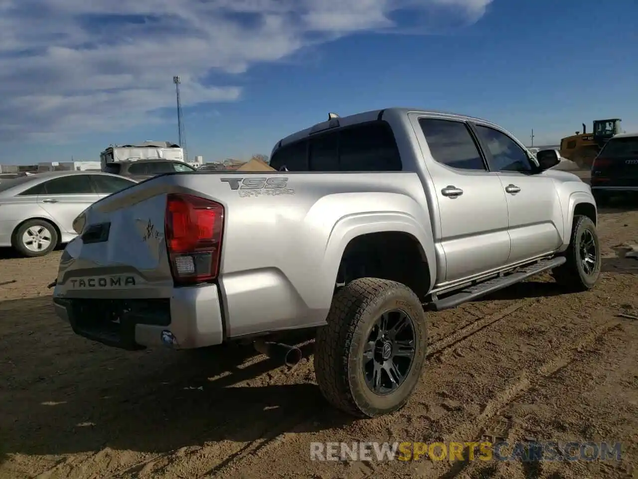 4 Photograph of a damaged car 5TFAX5GNXKX138816 TOYOTA TACOMA 2019