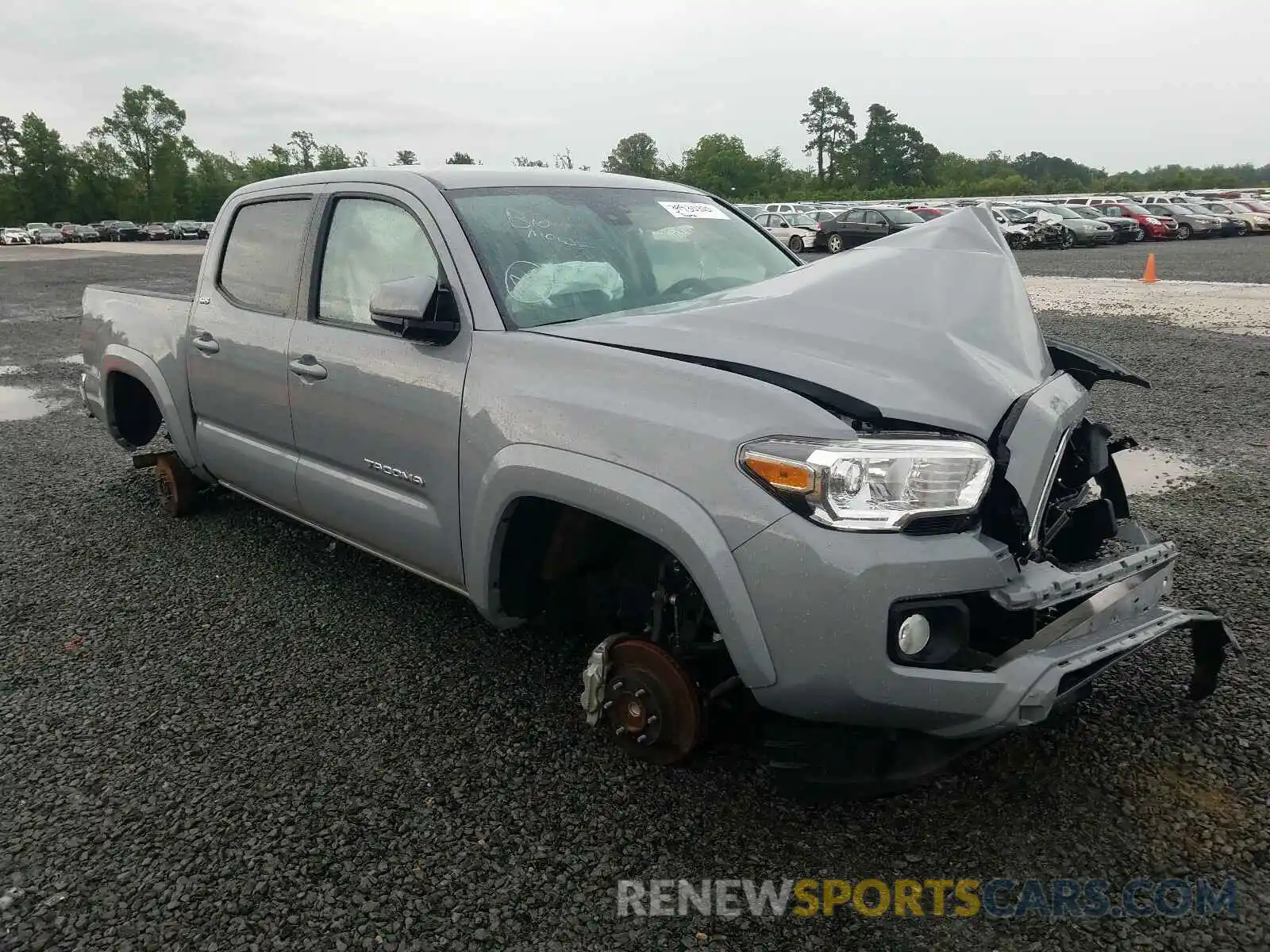 1 Photograph of a damaged car 5TFAX5GNXKX139559 TOYOTA TACOMA 2019