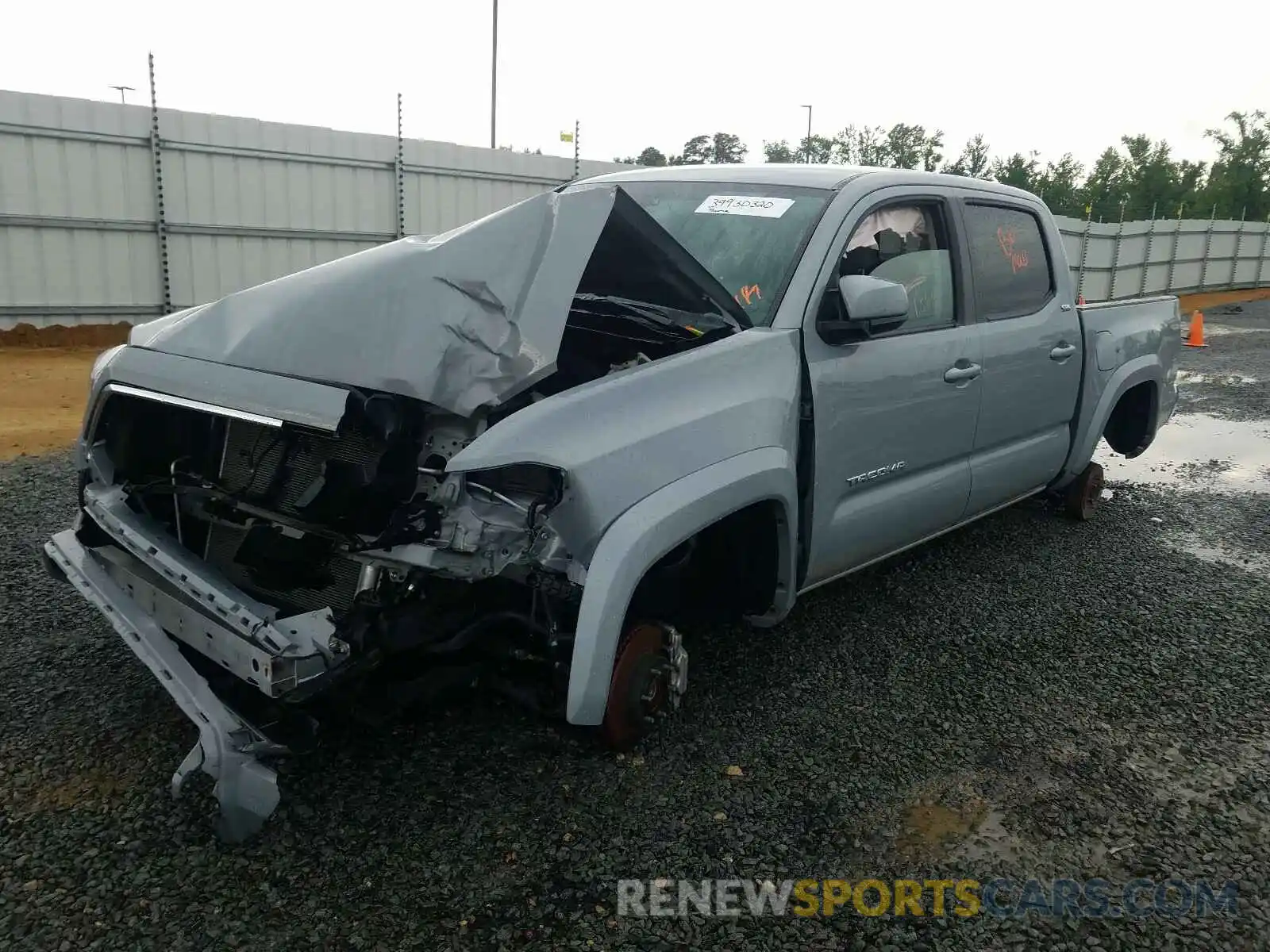 2 Photograph of a damaged car 5TFAX5GNXKX139559 TOYOTA TACOMA 2019