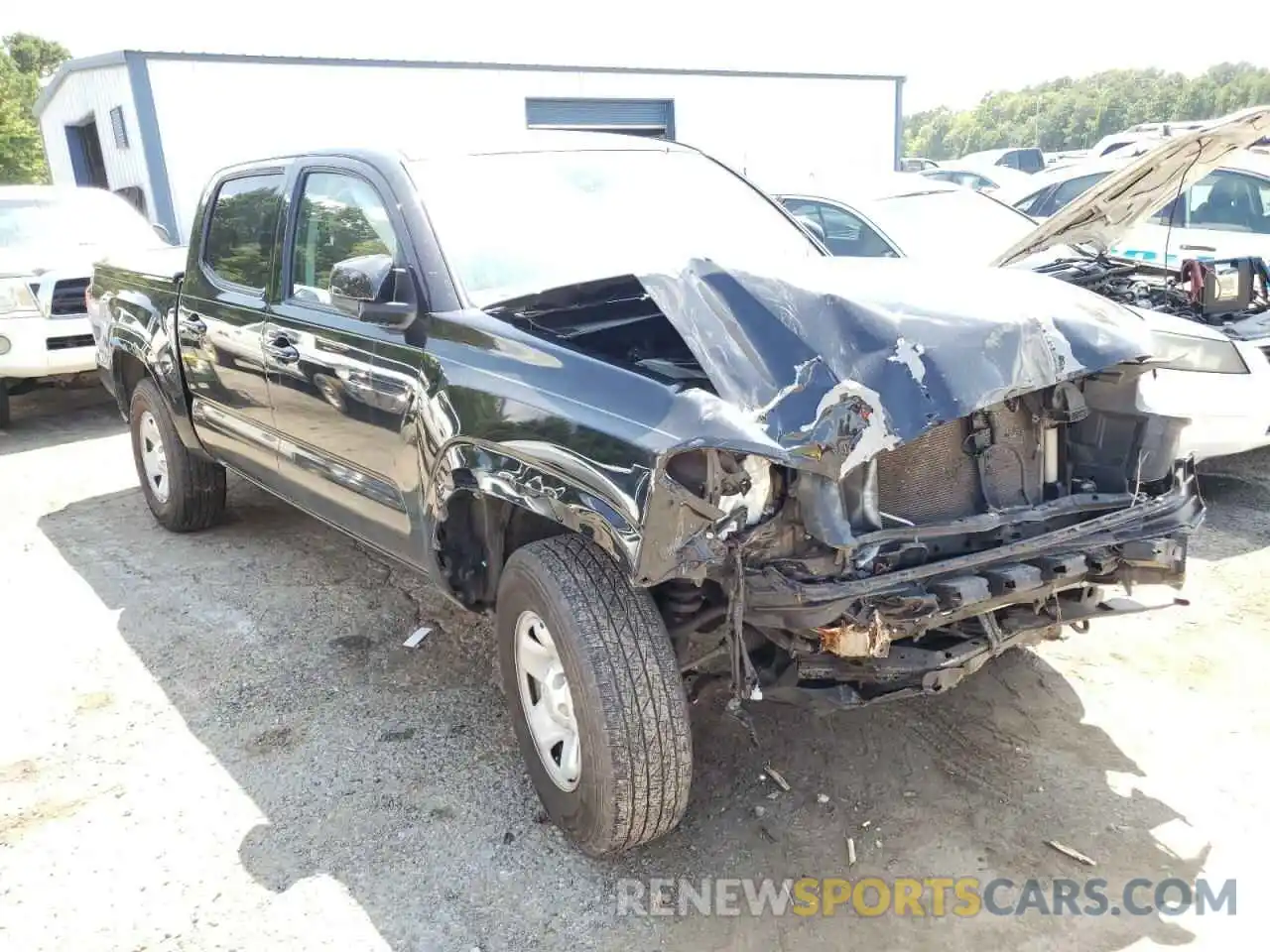 1 Photograph of a damaged car 5TFAX5GNXKX142106 TOYOTA TACOMA 2019