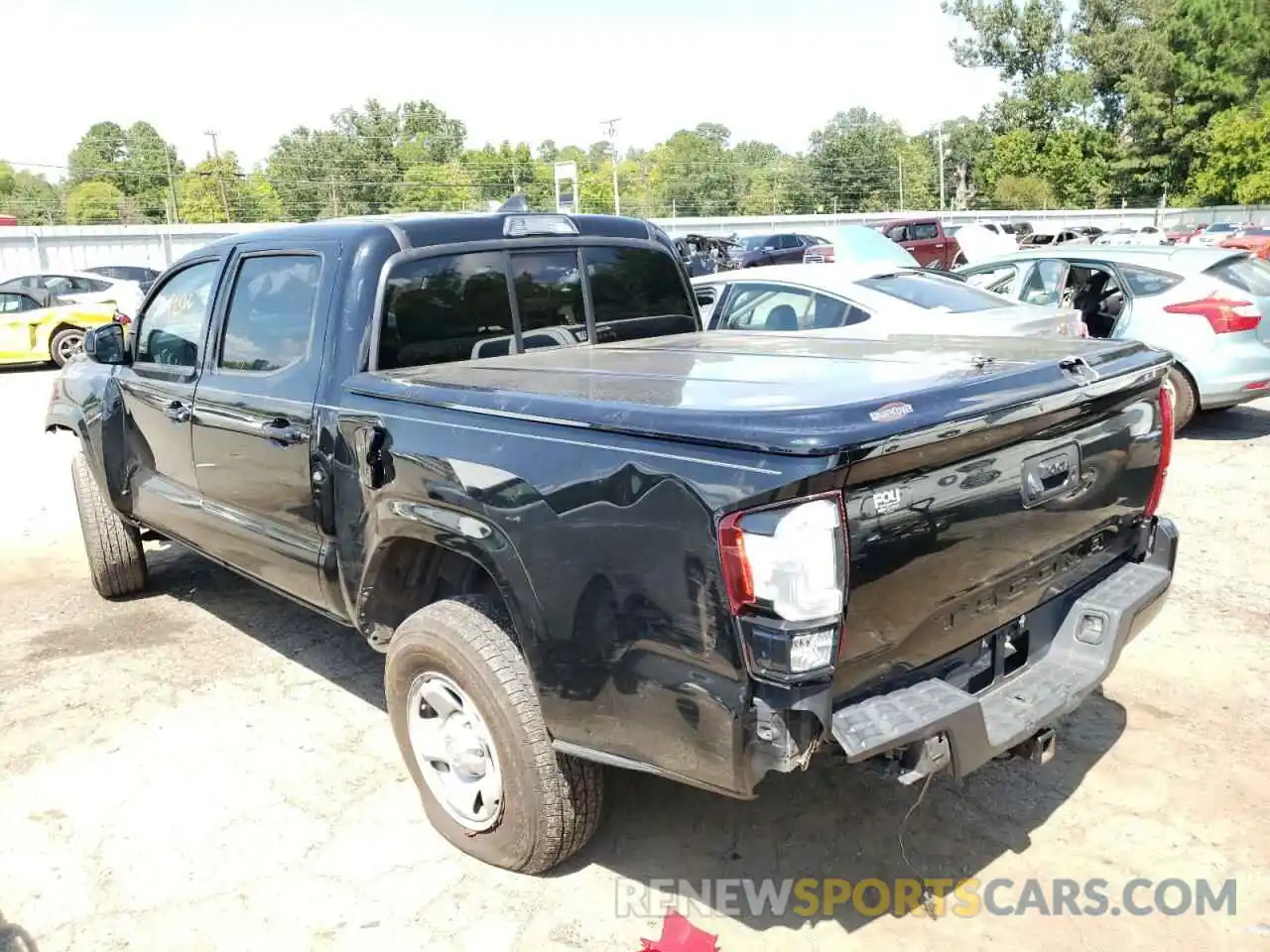 3 Photograph of a damaged car 5TFAX5GNXKX142106 TOYOTA TACOMA 2019