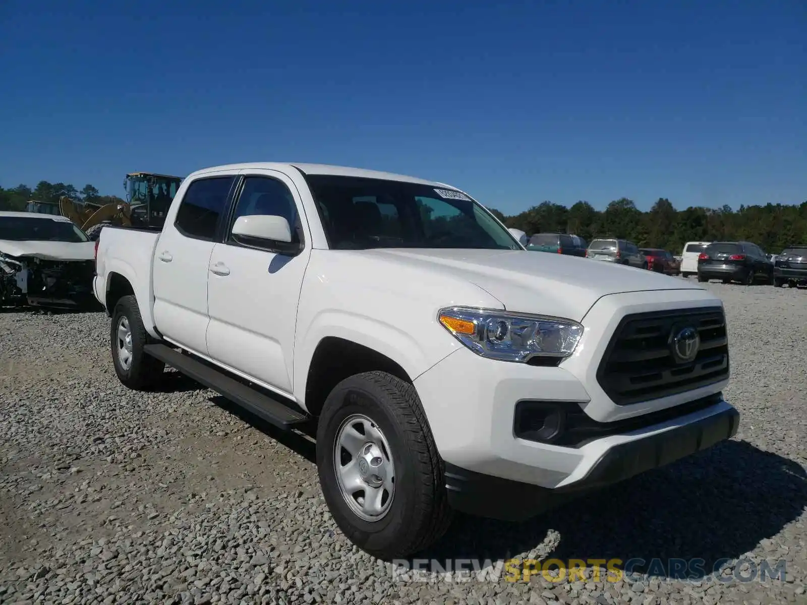 1 Photograph of a damaged car 5TFAX5GNXKX142848 TOYOTA TACOMA 2019