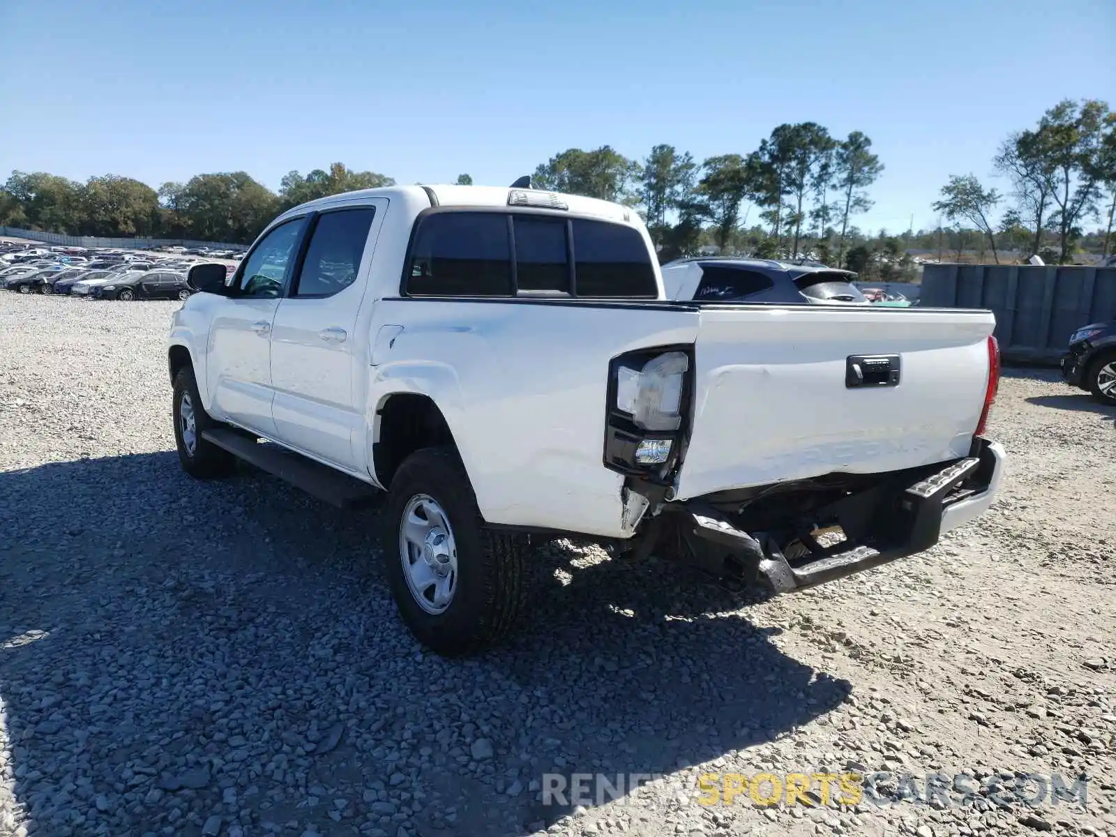 3 Photograph of a damaged car 5TFAX5GNXKX142848 TOYOTA TACOMA 2019