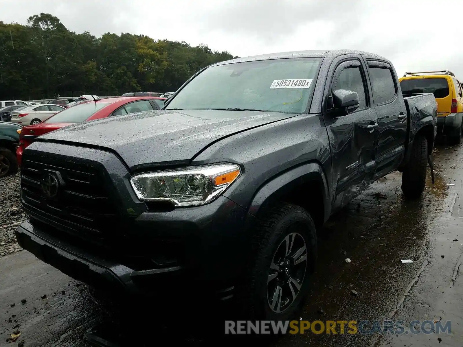 2 Фотография поврежденного автомобиля 5TFAX5GNXKX143580 TOYOTA TACOMA 2019