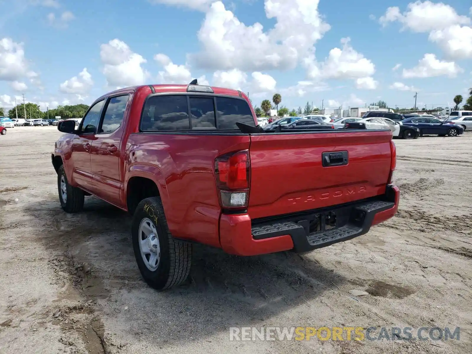 3 Photograph of a damaged car 5TFAX5GNXKX149122 TOYOTA TACOMA 2019