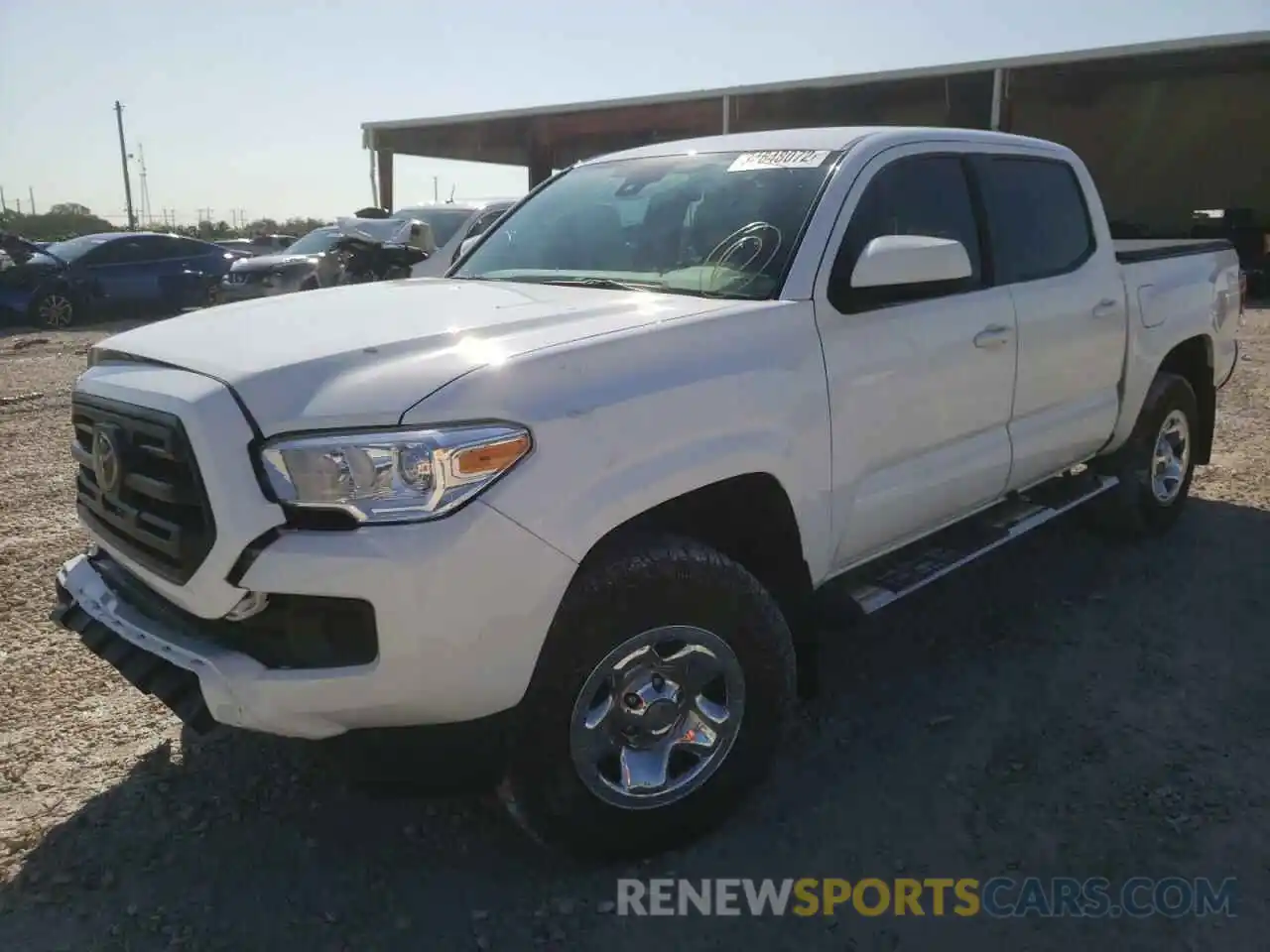 2 Photograph of a damaged car 5TFAX5GNXKX155499 TOYOTA TACOMA 2019