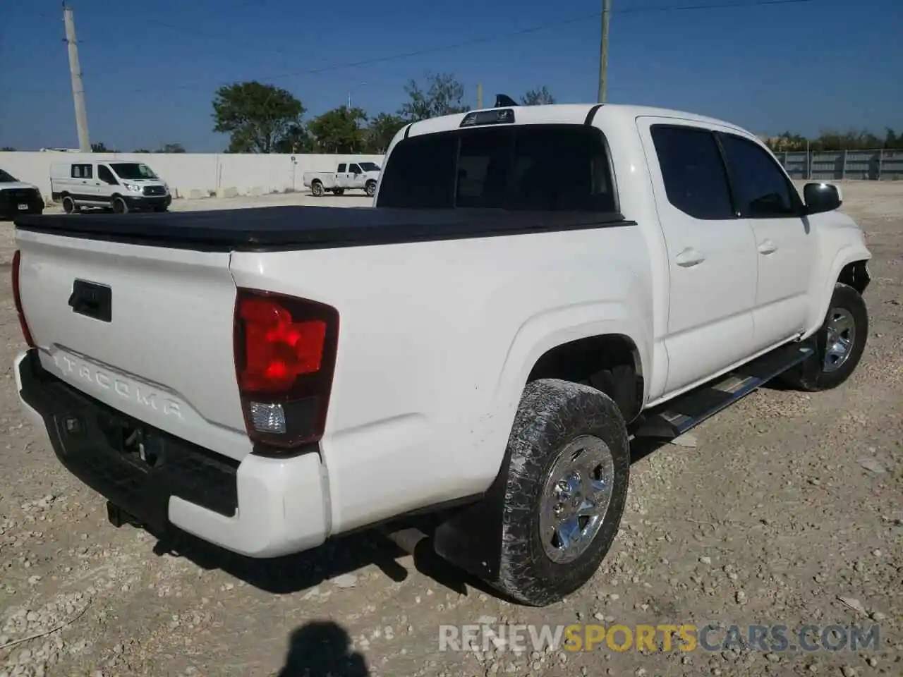 4 Photograph of a damaged car 5TFAX5GNXKX155499 TOYOTA TACOMA 2019