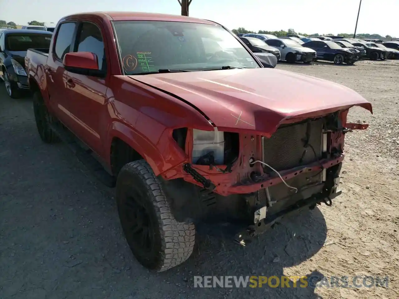 1 Photograph of a damaged car 5TFAX5GNXKX156488 TOYOTA TACOMA 2019