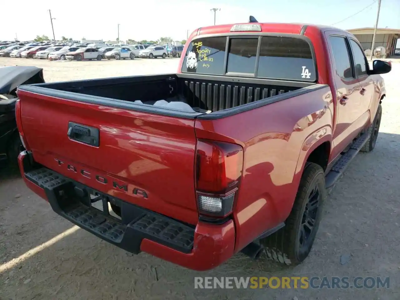 4 Photograph of a damaged car 5TFAX5GNXKX156488 TOYOTA TACOMA 2019