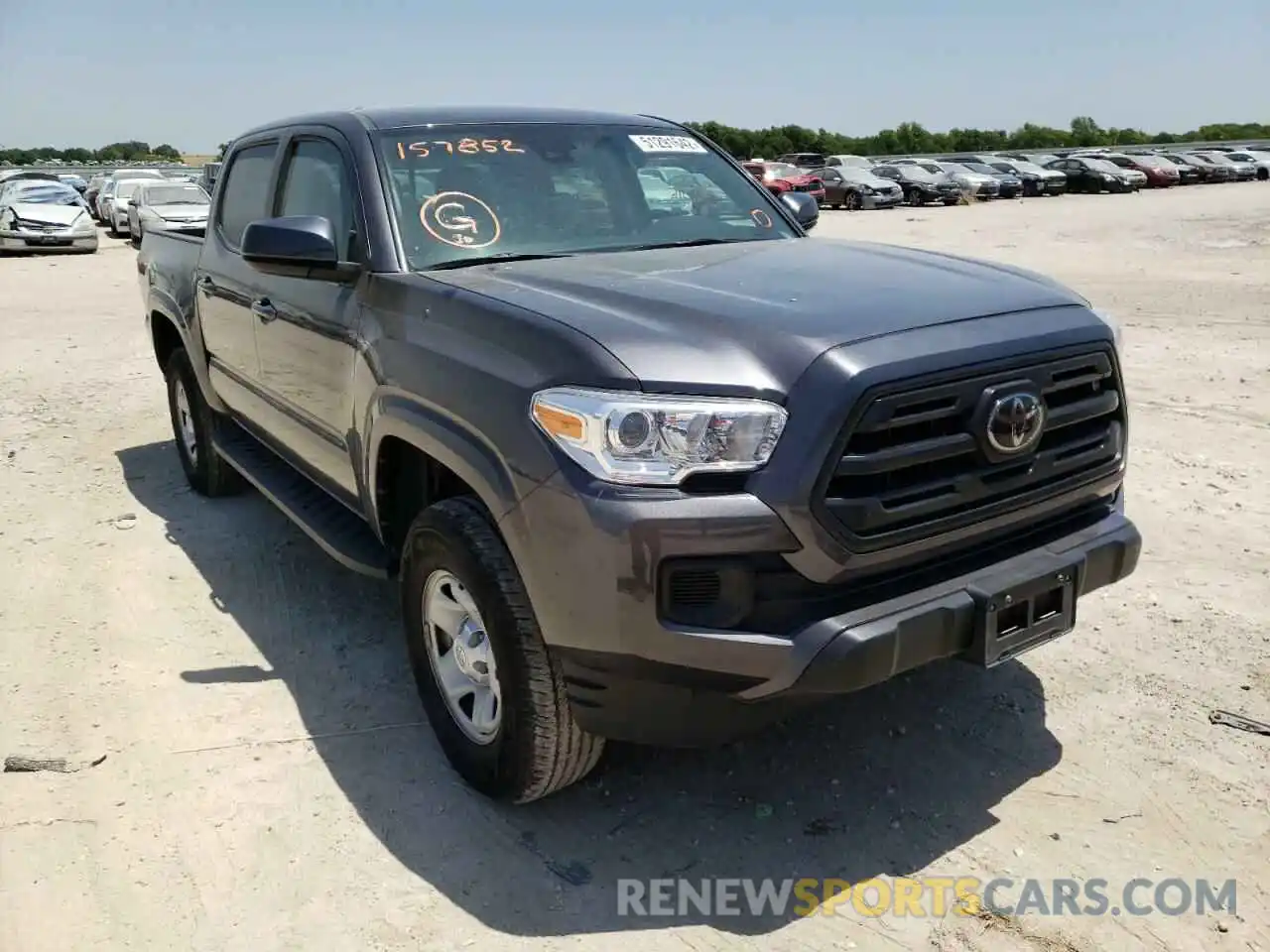 1 Photograph of a damaged car 5TFAX5GNXKX157852 TOYOTA TACOMA 2019