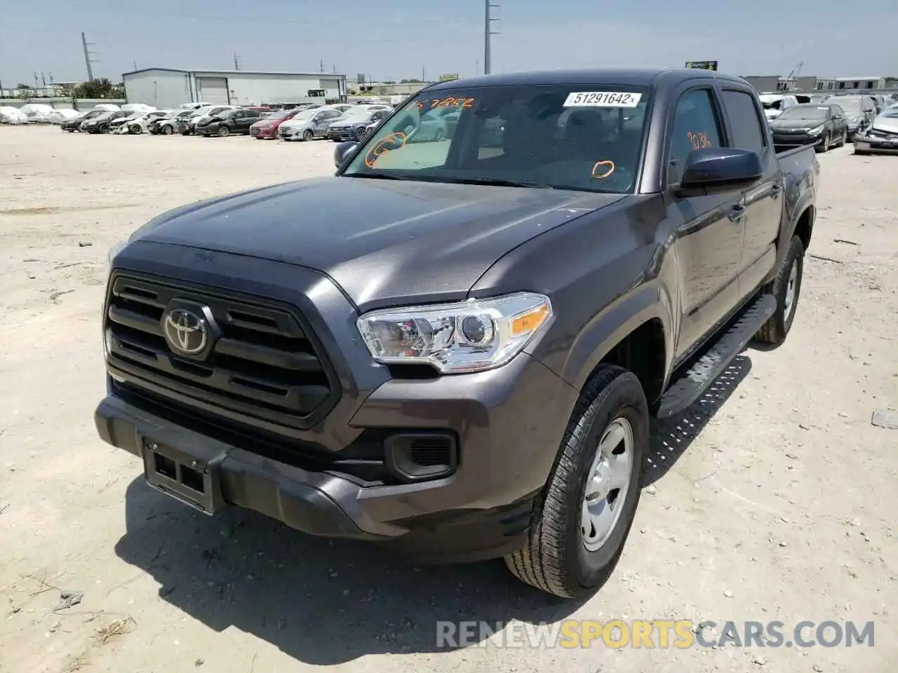 2 Photograph of a damaged car 5TFAX5GNXKX157852 TOYOTA TACOMA 2019